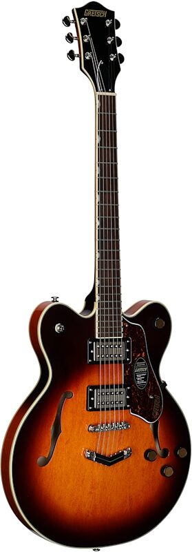 Gretsch G2622 Streamliner CB V Electric Guitar, Forge Glow, Body Left Front