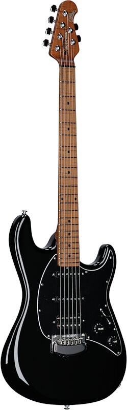 Ernie Ball Music Man Cutlass RS HSS Electric Guitar (with Case), Black, Body Left Front