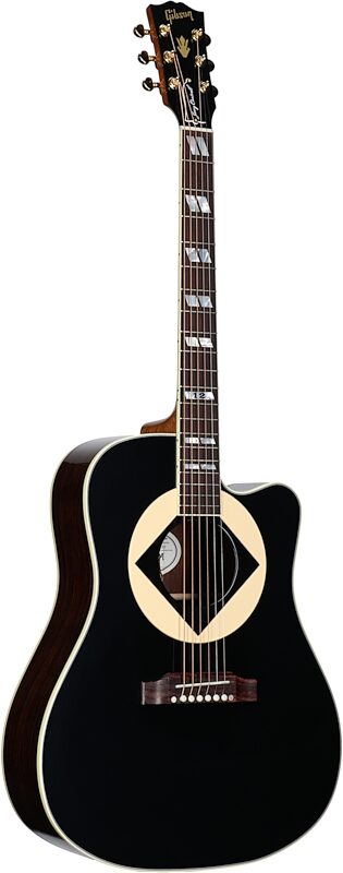 Gibson Jerry Cantrell Atone Songwriter Acoustic-Electric Guitar (with Case), Ebony, Body Left Front