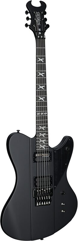 Schecter Riggs Ultra FR-S Electric Guitar, Satin Black, Body Left Front