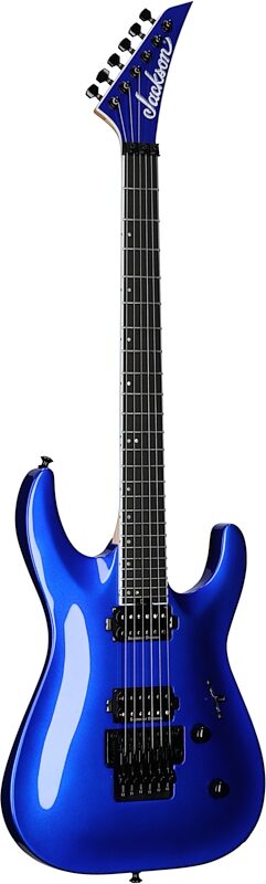 Jackson Pro Plus Series DKA Electric Guitar (with Gig Bag), Indigo Blue, Body Left Front