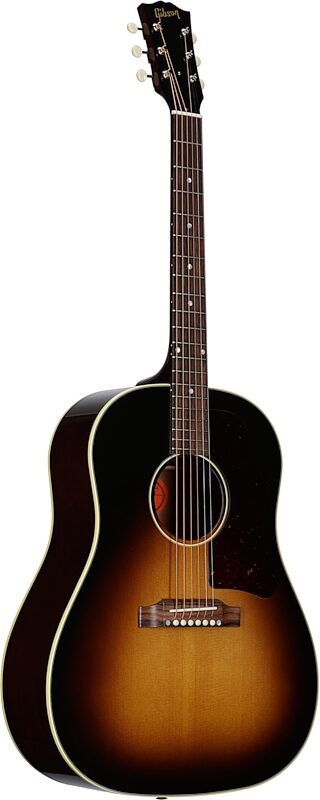 Gibson '50s J-45 Original Acoustic-Electric Guitar (with Case), Vintage Sunburst, Blemished, Body Left Front