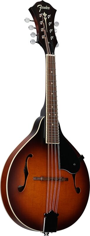 Fender Paramount PM180E Acoustic-Electric Mandolin (with Gig Bag), Cognac, Body Left Front