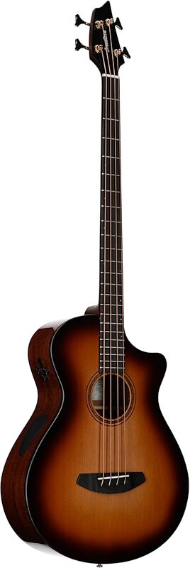 Breedlove Organic Solo Pro Concerto CE Acoustic-Electric Bass (with Case), Edgeburst, Body Left Front