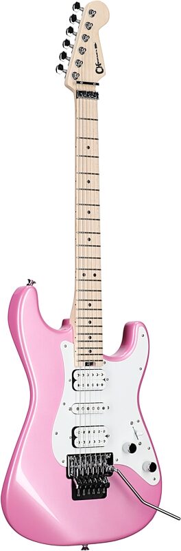 Charvel Pro-Mod So-Cal Style 1 SC3 HSH FR Electric Guitar, Platinum Pink, Body Left Front