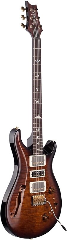 PRS Paul Reed Smith Special Semi-Hollow 10-Top Limited Edition Electric Guitar (with Case), Black Gold Burst, Body Left Front