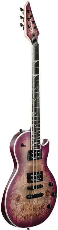 Jackson X Series Monarkh SCX Electric Guitar, Rosewood Fingerboard, Transparent Purple Burst, Body Left Front