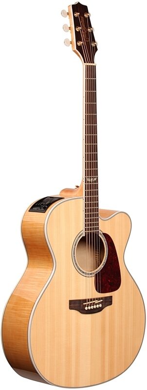 Takamine GJ72CE Jumbo Acoustic-Electric Guitar, Natural, Body Left Front