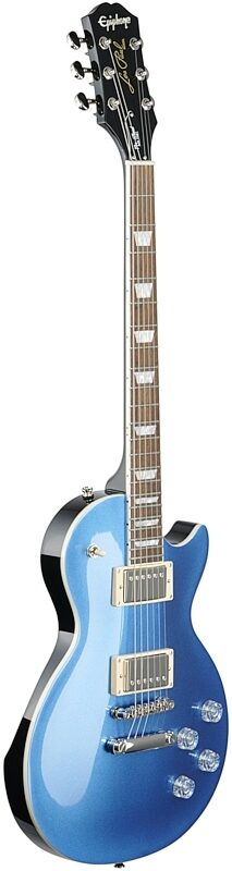 Epiphone Les Paul Muse Electric Guitar, Radio Blue Metallic, Body Left Front