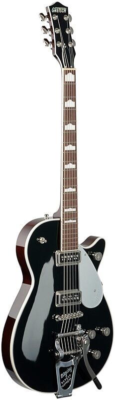 Gretsch G6128T Players Edition Jet DS Bigsby Electric Guitar (with Case), Black, Body Left Front