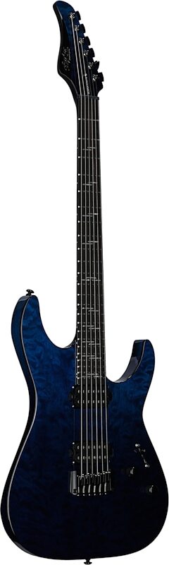 Schecter Reaper 6 Elite Electric Guitar, Deep Ocean Blue, Blemished, Body Left Front