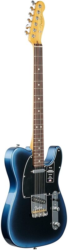Fender American Pro II Telecaster Electric Guitar, Rosewood Fingerboard (with Case), Dark Night, Body Left Front