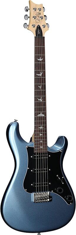 PRS Paul Reed Smith SE NF3 Electric Guitar, Rosewood Fingerboard (with Gig Bag), Ice Blue Metallic, Body Left Front