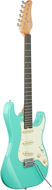 Schecter Nick Johnston Diamond Traditional Electric Guitar, Atomic Green, Blemished, Body Left Front