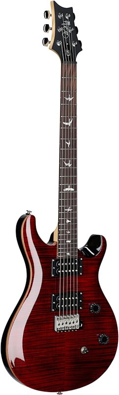 PRS Paul Reed Smith SE CE 24 Electric Guitar (with Gig Bag), Black Cherry, Body Left Front