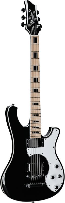 Schecter Stargazer 6 Electric Guitar, Gloss Black, Body Left Front