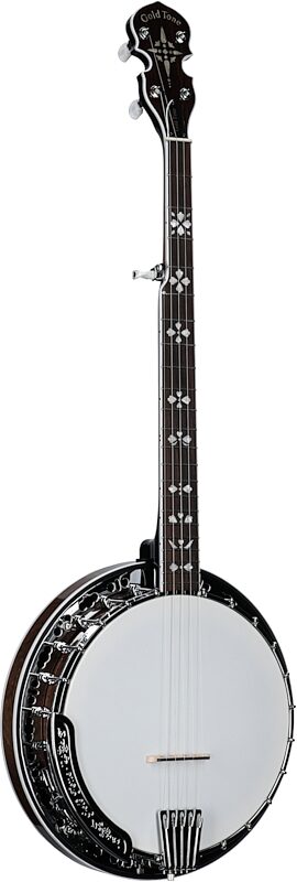 Gold Tone BG-150F Bluegrass Banjo with Flange (and Gig Bag), New, Body Left Front