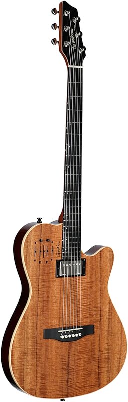 Godin A6 Ultra Extreme Electric Guitar (with Gig Bag), Koa, Body Left Front