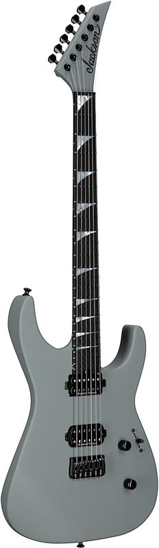 Jackson American Series Soloist SL2 DX HT Electric Guitar (with Case), Satin Porsche Gray, Body Left Front