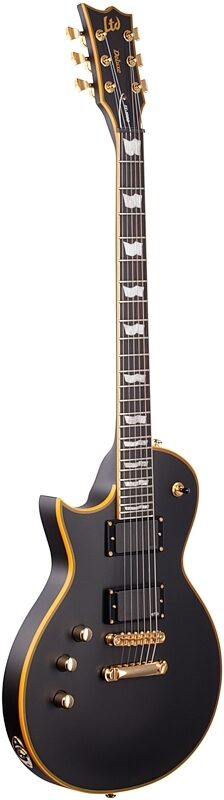 ESP LTD EC-1000 Electric Guitar, Left-Handed, Vintage Black, Body Left Front