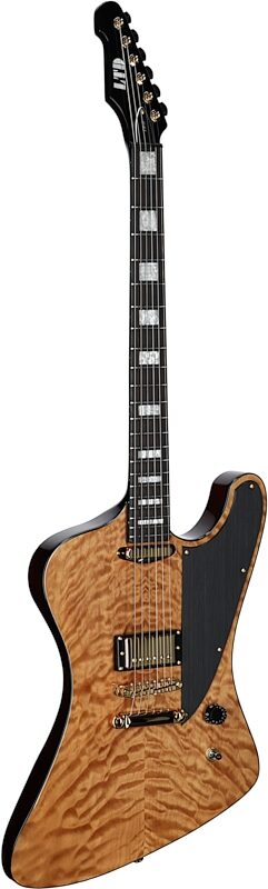 ESP LTD Caleb Shomo CS-II Phoenix Electric Guitar (with Case), Vintage Natural, Body Left Front