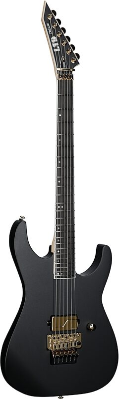 ESP LTD M-1001 Electric Guitar, Charcoal Metallic Satin, Body Left Front