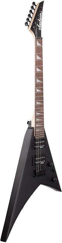 Jackson JS Series RR Minion JS1X 2/3-Scale Electric Guitar, Satin Black, Body Left Front