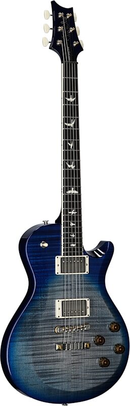 PRS Paul Reed Smith S2 McCarty 594 Singlecut Electric Guitar (with Gig Bag), Faded Gray Black Blue Burst, Body Left Front