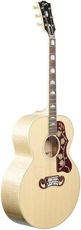 Gibson SJ-200 Original Jumbo Acoustic-Electric Guitar (with Case), Antique Natural, Body Left Front