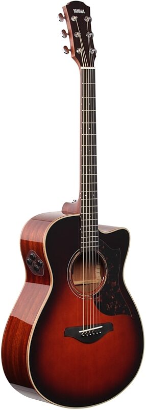 Yamaha AC3M ARE Acoustic-Electric Guitar (with Gig Bag), Tobacco Brown Sunburst, Body Left Front