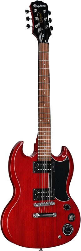 Epiphone SG Special Electric Guitar, Cherry, Body Left Front