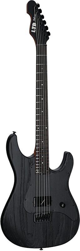 ESP LTD Deluxe SN-1 HT Electric Guitar, Black Blast, Body Left Front