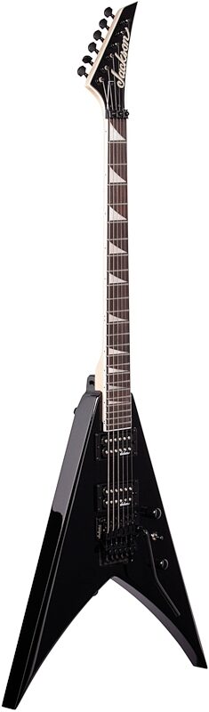 Jackson JS Series King V JS32 Electric Guitar, Amaranth Fingerboard, Gloss Black, Body Left Front