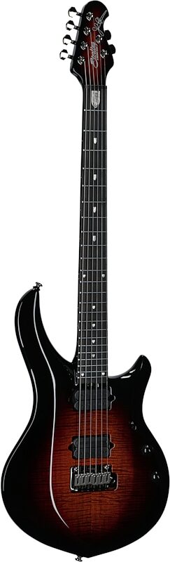 Sterling by Music Man MAJ200XFM Majesty Electric Guitar, Tiger Eye, Body Left Front