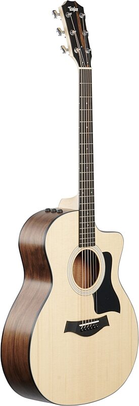 Taylor 114ce-W Grand Auditorium Acoustic-Electric Guitar (with Gig Bag), New, Body Left Front