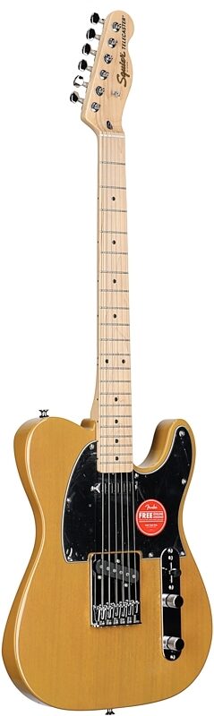 Squier Affinity Telecaster Electric Guitar, Maple Fingerboard, Butterscotch Blonde, USED, Blemished, Body Left Front