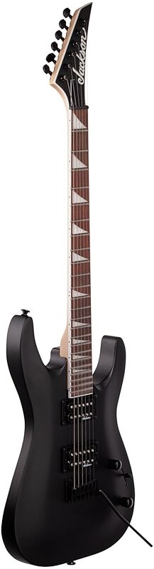 Jackson JS Series Dinky Arch Top JS22 DKA Archtop Electric Guitar, Amaranth Fingerboard, Satin Black, Body Left Front