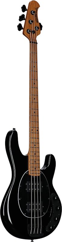 Ernie Ball Music Man StingRay Special HH Electric Bass (with Case), Black, Body Left Front