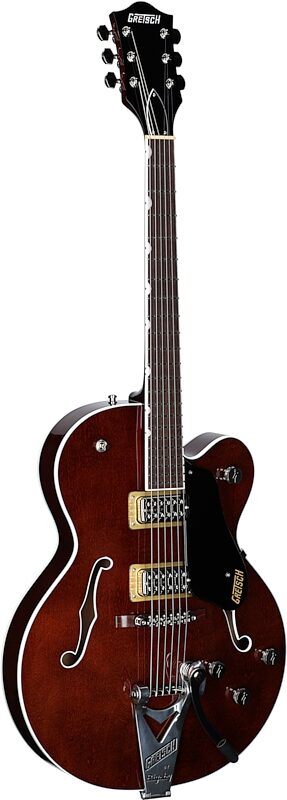 Gretsch Pro Collection Tennessean Electric Guitar (with Case), Walnut Stain, Body Left Front