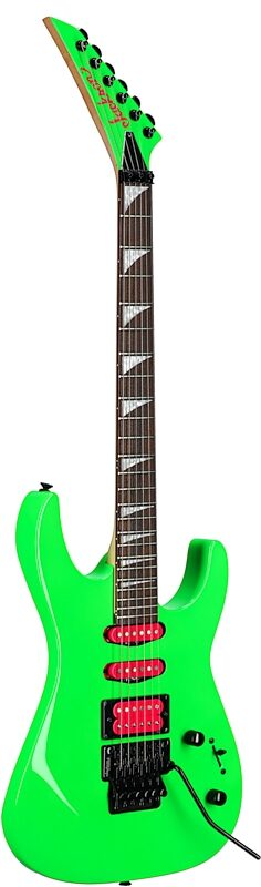 Jackson X Series Dinky DK3XR HSS Electric Guitar, Neon Green, USED, Blemished, Body Left Front