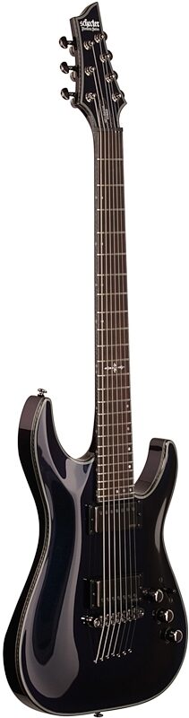 Schecter Hellraiser Hybrid C-7 Electric Guitar, 7-String, Ultra Violet, Body Left Front