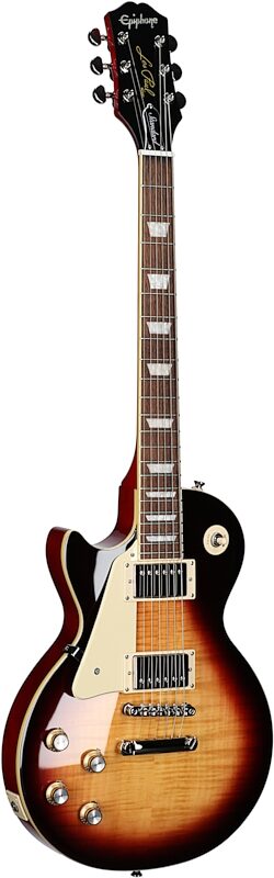 Epiphone Les Paul Standard 60s Electric Guitar, Left-Handed, Bourbon Burst, Body Left Front