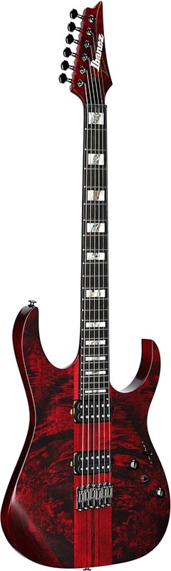 Ibanez RGT1221PB Premium Electric Guitar (with Gig Bag), Stained Wine Red, Scratch and Dent, Body Left Front