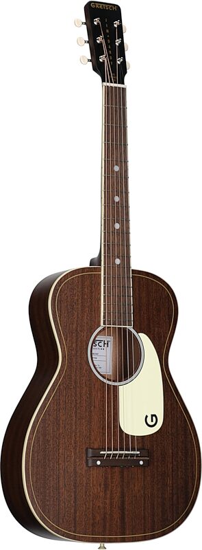 Gretsch G9500 Jim Dandy Parlor Flat Top Acoustic Guitar, Frontier Stain, Body Left Front