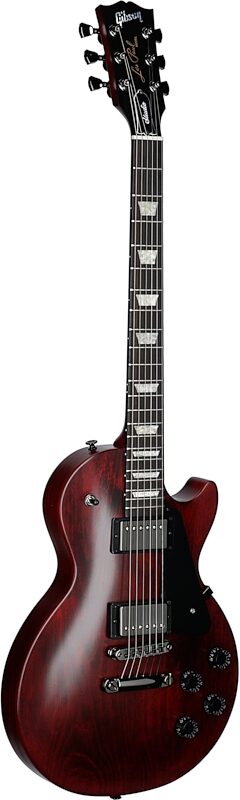 Gibson Les Paul Modern Studio Electric Guitar (with Soft Case), Wine Red, Blemished, Body Left Front