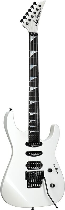 Jackson American Series Soloist SL3 Electric Guitar (with Case), Platinum Pearl, Body Left Front