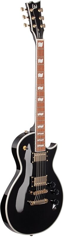 ESP LTD EC-256 Electric Guitar, Black, Body Left Front