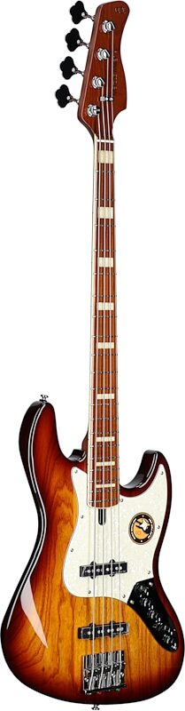 Sire Marcus Miller V8 Electric Bass (with Gig Bag), Tobacco Sunburst, Body Left Front