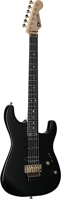 Charvel MJ San Dimas Style 1 HSS Electric Guitar, Satin Black, Body Left Front