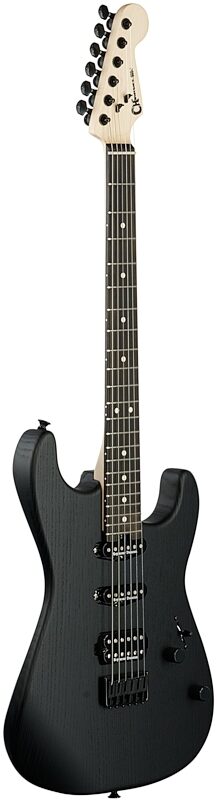 Charvel Pro-Mod San Dimas SD3 HSS HT Electric Guitar, Sassafras Black, USED, Blemished, Body Left Front